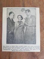 Prijzen voor acteurs Gary Cooper en Bette Davis (krant 1948), Verzenden, Knipsel(s)