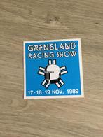 Sticker Grensland racing show (1), Verzamelen, Ophalen of Verzenden, Zo goed als nieuw, Auto of Motor