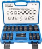 16 delige set | lange dopsleutels | GRATIS LEVERING