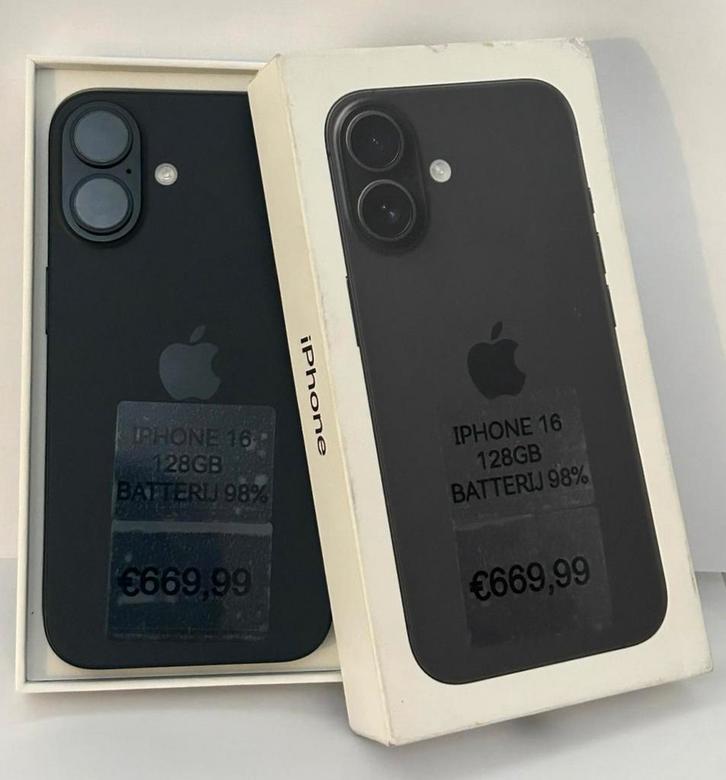 IPhone 16 128GB new, Telecommunicatie, Mobiele telefoons | Apple iPhone, Nieuw, 128 GB, Zonder abonnement, Met simlock, iPhone 16
