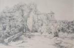 Dessin. Réalisé par F. de la Motte-Baracé, Antiek en Kunst, Kunst | Tekeningen en Fotografie, Ophalen