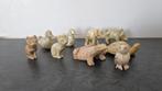 9 kleine zeepsteen diertjes te koop, Verzamelen, Ophalen of Verzenden, Zo goed als nieuw, Dier