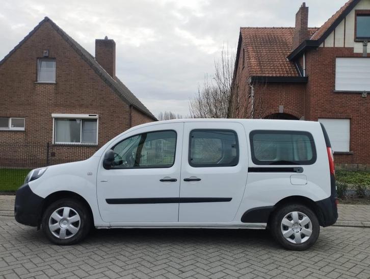 Renault Kangoo Z.E dubbel cabine lange versie, 62.000km, Autos, Renault, Particulier, Kangoo, Air conditionné, Bluetooth, Ordinateur de bord