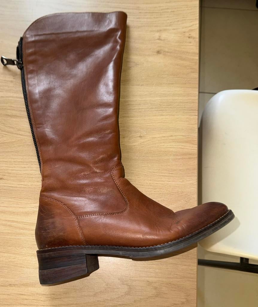 Bottes long cuir véritable, Vêtements | Femmes, Chaussures, Enlèvement ou Envoi, Comme neuf