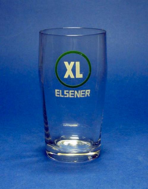 Elsener XL bierglas, Verzamelen, Biermerken, Gebruikt, Glas of Glazen, Ophalen of Verzenden