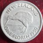 NIEUW ZEELAND : 20 CENTS 1950 KM 18 HIGH GRADED, Postzegels en Munten, Munten | Oceanië, Verzenden, Losse munt