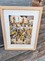 Lithographie gilles signe Albert chavepeyer, Antiquités & Art, Art | Lithographies & Sérigraphies, Enlèvement ou Envoi