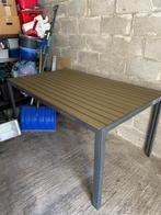 6 tuinstoelen + tafel, Ophalen, Gebruikt, Aluminium