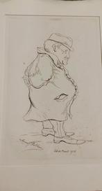 Ets karikatuur april 1915, Antiek en Kunst, Kunst | Etsen en Gravures, Ophalen of Verzenden