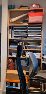 Bibliothèque en bois simple, à récupérer gratuitement, Maison & Meubles, 25 à 50 cm, Avec tablette(s), Enlèvement, Utilisé