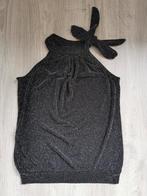 Zwart glitter top - maat M, Ophalen of Verzenden, Zo goed als nieuw, Maat 38/40 (M), Zwart