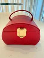 Juwelendoosje, Ophalen of Verzenden, Hardcase, Rood, Zo goed als nieuw