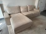 IKEA beige zetel 4-zitsbank met chaise Longue, Huis en Inrichting, Ophalen, Gebruikt, 300 cm of meer, 150 cm of meer
