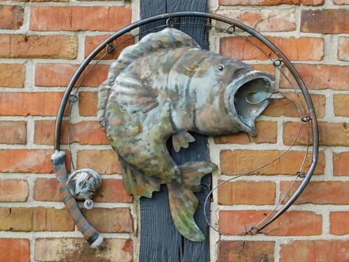 muurdecoratie met een koi karper, Tuin en Terras, Tuinwanddecoratie, Nieuw, Ophalen of Verzenden