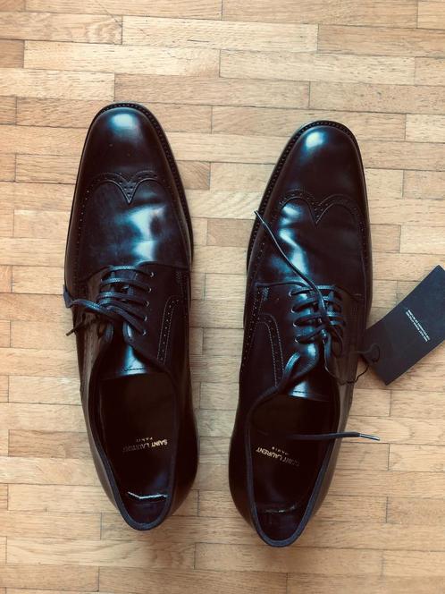 Derbies Saint Laurent cuir noir homme 44, Vêtements | Hommes, Chaussures, Comme neuf, Chaussures à lacets, Noir, Enlèvement ou Envoi