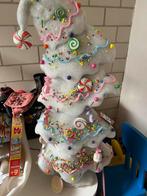 Grand sapin de Noël en bonbons, décoration pastel, Divers, Enlèvement, Utilisé