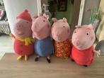 Peppa Pig verschillende pluche characters (46-50 cm), Ophalen of Verzenden, Zo goed als nieuw, Overige typen