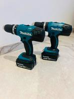 2 Makita DHP 453 RF Perceuse-visseuse à percussion sans fil, Bricolage & Construction, Outillage | Foreuses, 400 à 600 watts, Mécanisme de percussion