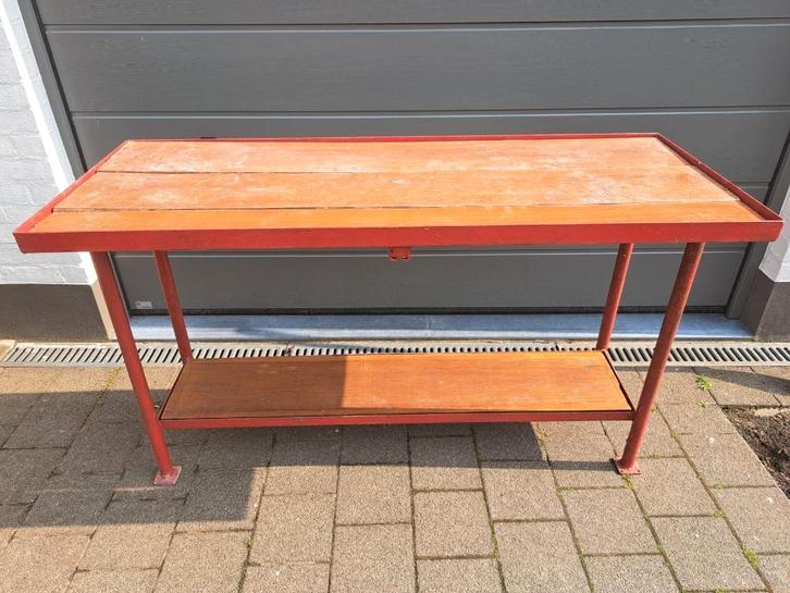 Kleine werkbank, geschikt voor vaste plaatsing, Doe-het-zelf en Bouw, Werkbanken, Gebruikt, 120 tot 170 cm, Ophalen