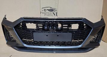 Voorbumper Audi A6 C8 4K RS6 ORIGINEEL PDC KLS CAMERA CARBON beschikbaar voor biedingen