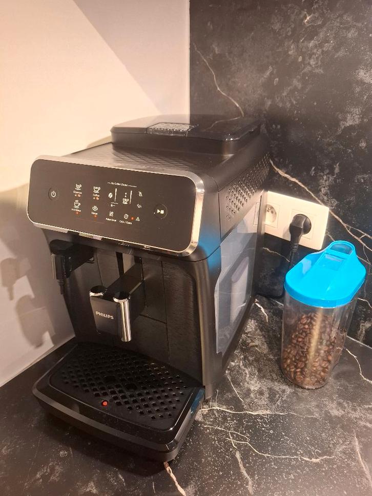 Koffiemachine, Electroménager, Cafetières, Utilisé, Café moulu, Café en grains, Cafetière, Réservoir d'eau amovible, Tuyau à Vapeur