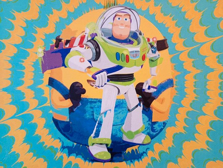 Death NYC Buzz Lightyear, Antiek en Kunst, Kunst | Litho's en Zeefdrukken, Ophalen of Verzenden