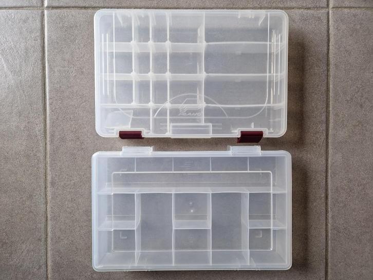 Plano 2-vaks opbergdozen 29cm 18cm, Doe-het-zelf en Bouw, Gereedschapskisten, Gebruikt, Ophalen of Verzenden