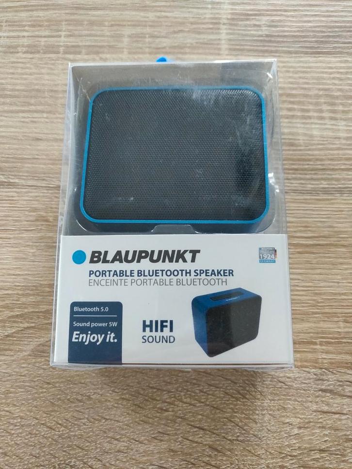 Enceinte portable Blaupunkt bleue, Audio, Tv en Foto, Luidsprekerboxen, Nieuw, Ophalen of Verzenden