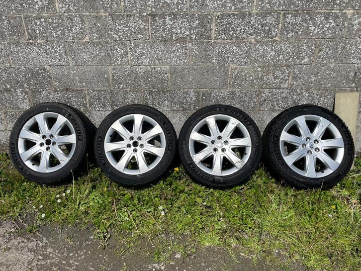 Jantes+pneus neige Michelin Alpin 5 Vel Satis ou Espace, Auto-onderdelen, Banden en Velgen, Band(en), Winterbanden, 18 inch, 245 mm