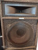 full range luidsprekers 15" + 1" hoorn, bieden vanaf 75eu, Audio, Tv en Foto, Luidsprekerboxen, Gebruikt, 120 watt of meer, Front, Rear of Stereo speakers