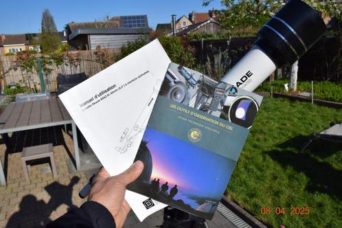 60 AZ-D amateurtelescoop witte telescoop, Audio, Tv en Foto, Optische apparatuur | Telescopen, Gebruikt, Lenzentelescoop (refractor)