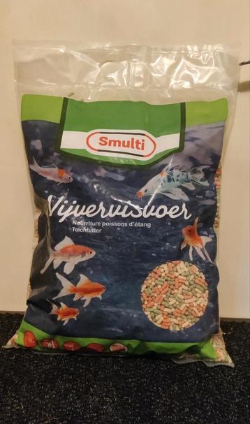 2 paquets Smulti alimentation poissons d'étang et koï 15 L beschikbaar voor biedingen