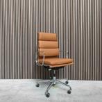 Vitra Eames EA 219 Soft Pad Stoel – Cognac Premium Leder, Antiek en Kunst
