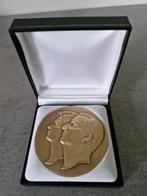 Médaille/médaille du roi Albert et de la reine Paola, Timbres & Monnaies, Pièces & Médailles, Enlèvement ou Envoi