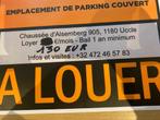 emplacement de parking couvert à UCCLE, Immo, Bruxelles