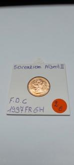 Albert II 50 cents 1997 FR/GH FDC, Enlèvement ou Envoi