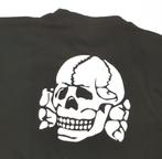 Bandshirt metal zwart schedel B&C S, Verzenden, Nieuw, Maat 46 (S) of kleiner, Zwart