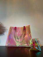 Pink gellac reistas en make up tas, Ophalen, Nieuw, Overige kleuren, Dame