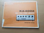 Kenwood KA 4002 " Original Manual", TV, Hi-fi & Vidéo, TV, Hi-fi & Vidéo Autre, Handleiding/manual, Enlèvement