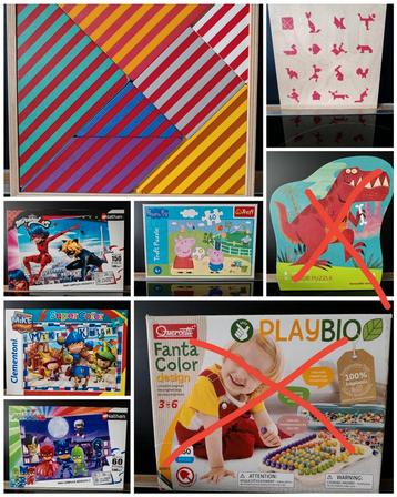 Puzzle enfant tous à 3€ pièce  beschikbaar voor biedingen