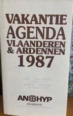 ANHYP - vakantie agenda Vlaanderen & Ardennen 1987, Ophalen of Verzenden, Gelezen