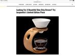 Jacqmotte slow drip coffee maker nieuw, Ophalen of Verzenden, Zo goed als nieuw
