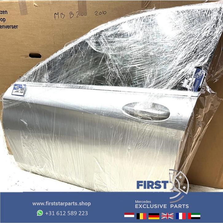 W205 S205 DEUR LINKS VOOR ZILVERGRIJS Mercedes C Klasse 2014, Auto-onderdelen, Carrosserie, Deur, Mercedes-Benz, Voor, Links, Gebruikt