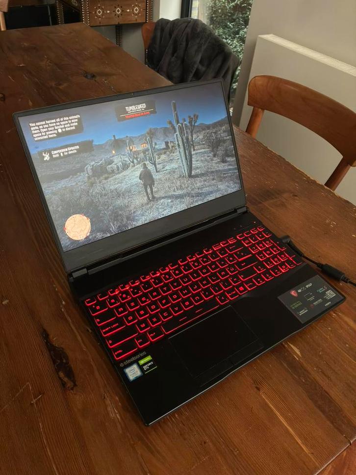 MSI gaming laptop (GL65-9SD), Computers en Software, Windows Laptops, Zo goed als nieuw, 15 inch, SSD, 4 Ghz of meer, 16 GB, Azerty