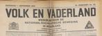 Krant Nederland Vaderland Bezetting Beweging Brigade, Collections, Revues, Journaux & Coupures, 1920 à 1940, Enlèvement ou Envoi