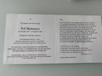 Pol Monserez - Oud Lekenmissionaris Congo, Verzenden, Bidprentje