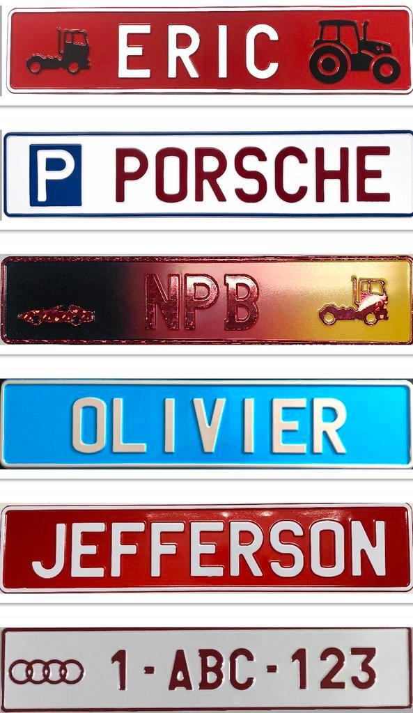 Plaque d’immatriculation décorative, Autos : Divers, Tuning & Styling, Enlèvement ou Envoi