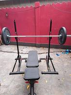 Taurus halterbank met rek, Sport en Fitness, Fitnessmaterialen, Ophalen, Zo goed als nieuw