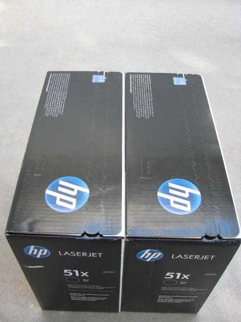 2 toners HP Q7551X (HP 51X) voor HP P3005-M3027mfp-M3035mfp, Computers en Software, Printerbenodigdheden, Nieuw, Toner, Ophalen of Verzenden