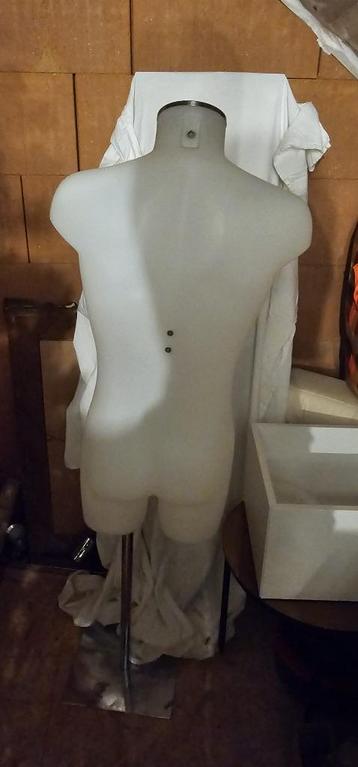mannequin Bust Man, Enlèvement, Utilisé, Plastique, Adultes